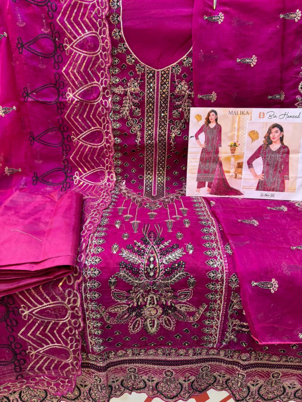 Premium Gold Organza Party Dress